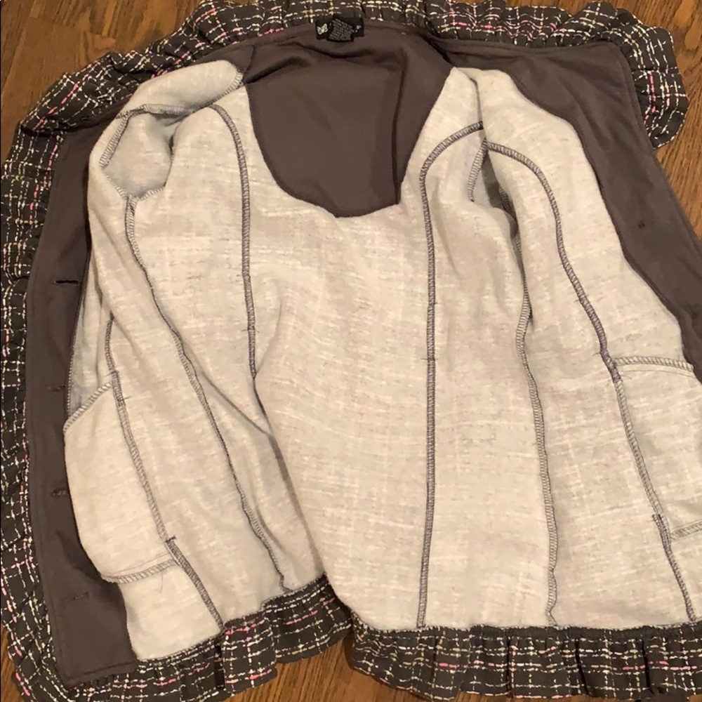 NEW! Ruffled pea coat - Picture 12 of 16